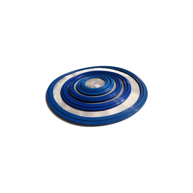 ARTESIAN SYSTEMS 5 Micron VITON/FKM Tri Clamp Screen Filter Gasket 316L (5Uf Micron/2000Mesh) Stainless Steel Pharmaceutical Grade Filter Mesh. VITON with & FDA Certification (2") - Image 4